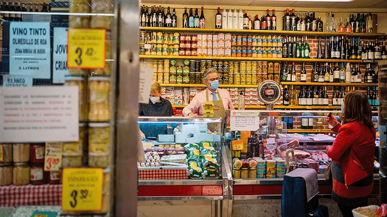 Mercado de abastos en Valencia